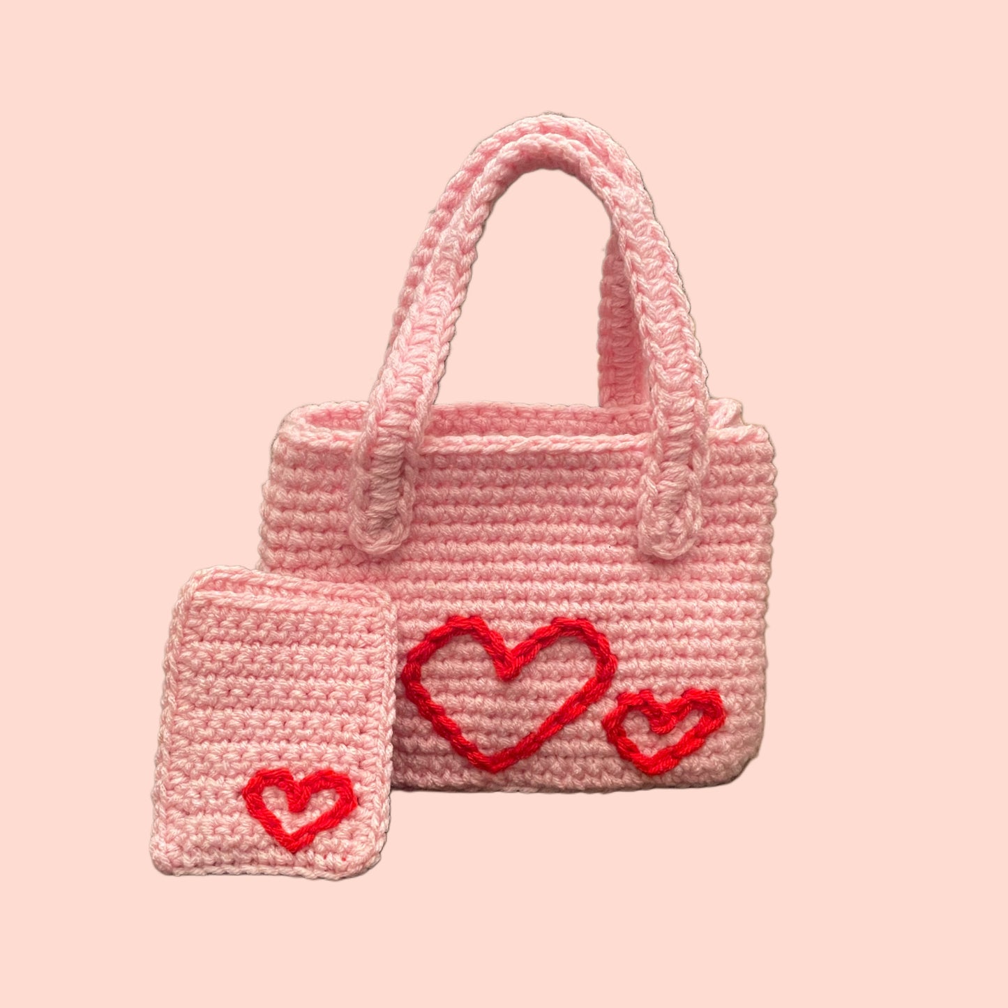 Hearts Purse & Card Holder Set