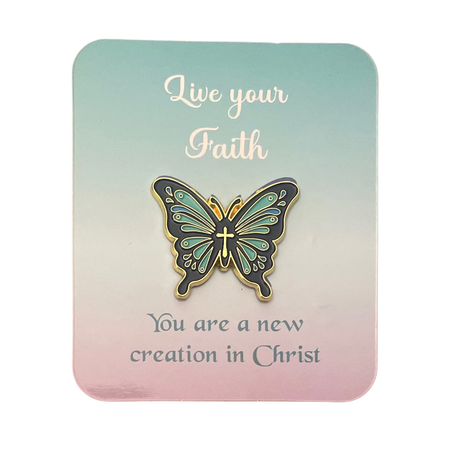 Blue Butterfly Pin