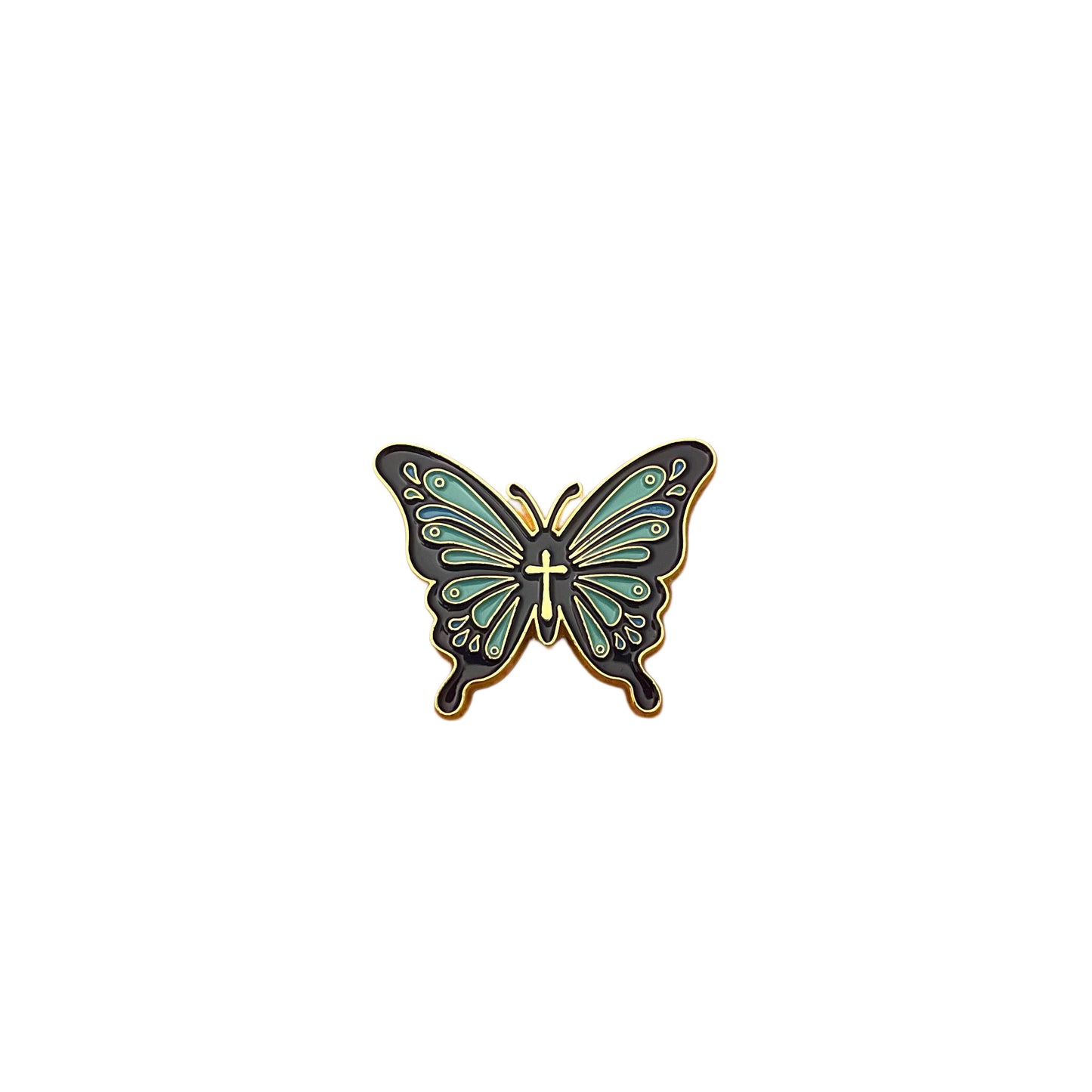 Blue Butterfly Pin